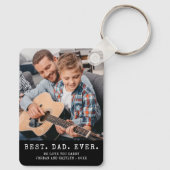 Moderner BEST VATER EVA 2 Fotos Personalisiert Schlüsselanhänger (Rückseite)