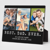 Moderner BEST VATER EVA 3 Fotos Personalisiert Fotoplatte (Seite)