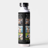 Moderner BEST VATER EVA 3 Fotos Personalisiert Trinkflasche (Links)