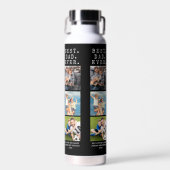 Moderner BEST VATER EVA 3 Fotos Personalisiert Trinkflasche (Vorne)