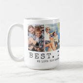 Moderner BEST VATER EVA 5 Fotos Personalisiert Kaffeetasse (Links)