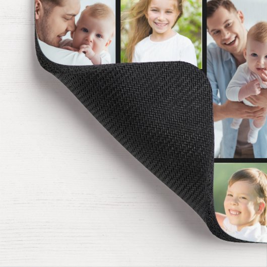 Moderner BEST VATER EVA 8 FotoCollage Mousepad (Ecke)