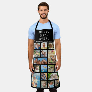 Moderner BEST VATER EVER 19 FotoCollage kundenspez Schürze