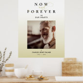 Moderner Bestattungsservice für Minimalistisches F Poster (Küche)