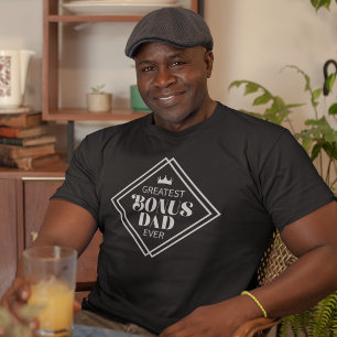 Moderner Bester Bonus-Vater je T-Shirt