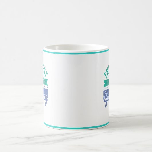 Moderner Bester Bruder in der Galaxy Quote Tasse (Mittel)