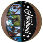 Moderner bester Ehemann 5 Foto Basketball (Vertikal)