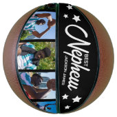 Moderner bester Neffe 5 Foto Basketball (Vertikal)