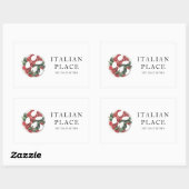 Moderner bester Salat in der Stadt Beruflich Rechteckiger Aufkleber (Blatt)