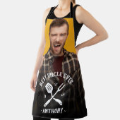 Moderner bester UNCLE je Cooler Name Foto Männer Schürze (InSitu)