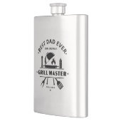 Moderner Bester Vater Aller Zeiten Grillmeister Pe Flachmann (Links)