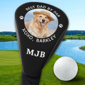 Moderner BESTER VATER BY PAR - Hunde Foto Personal Golf Headcover