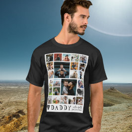 Moderner bester Vater in der Fotogalerie T-Shirt