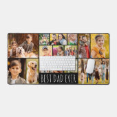 Moderner bester Vater je 14 FotoCollage kundenspez Schreibtischunterlage (Tastatur & Maus)