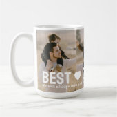 Moderner bester Vater je 3 Foto Collage Hörer nach Kaffeetasse (Links)