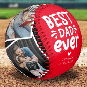 Moderner bester Vater je 4 Foto Federn Geschenk Baseball