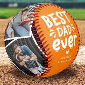 Moderner bester Vater je 4 Foto Federn Geschenk Baseball