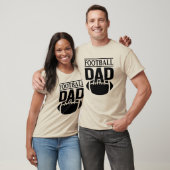 Moderner bester Vater je Daddy Football T-Shirt (Unisex)