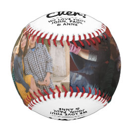 Moderner Bester Vater je Foto Collage Vatertag Baseball