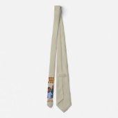 Moderner Bester Vater je Foto Vatertag Krawatte (Rückseite)