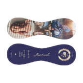 Moderner bester Vater je Foto von Daughter Blue Go Baseball (Paneele)