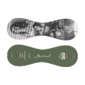 Moderner bester Vater je Grüner Individuelle Name Baseball (Paneele)