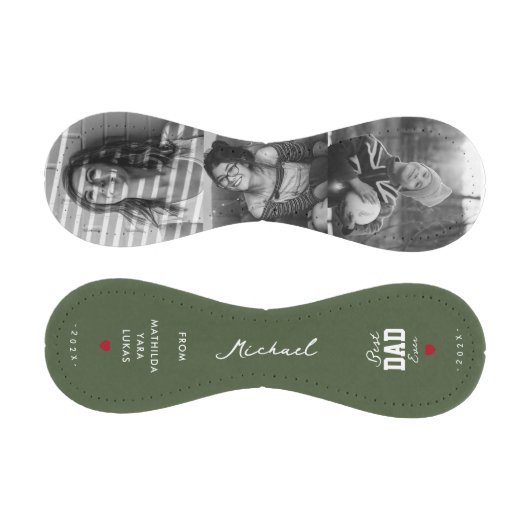 Moderner bester Vater je Grüner Individuelle Name Baseball (Paneele)