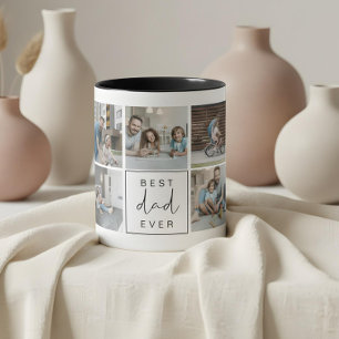 Moderner bester Vater je kundenspezifisch Foto Kaf Tasse