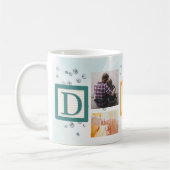 Moderner bester VATER je Script Einfach3 FotoColla Kaffeetasse (Links)