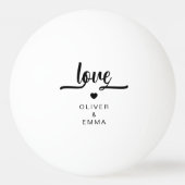 Moderner bester Vater je Tischtennisball (Rückseite)