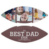 Moderner Bester Vater je Vatertag 3 FotoCollage Football (Paneele)