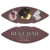 Moderner Bester Vater je Vatertag 3 FotoCollage Football (Paneele)