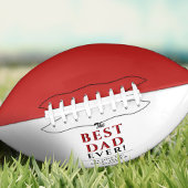 Moderner bester Vater je Vatertag Football