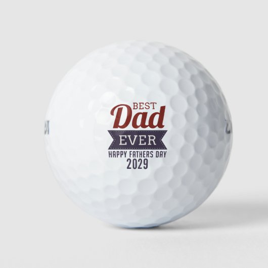 Moderner bester Vater je Vatertag Golfball (Vorderseite)