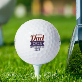 Moderner bester Vater je Vatertag Golfball