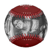 Moderner Bester Vater je Vatertag von Tochter Re Baseball (Vorderseite)