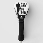 Moderner bester Vater nach Par Vatertag Golf Headcover (Vorderseite)