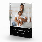 Moderner bester Vater überhaupt Fotoblock (Rechts)