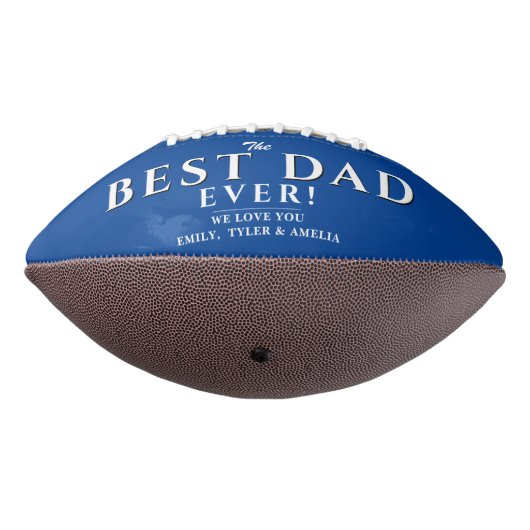 Moderner Bester Vater Vater 3 Foto Collage Footbal Football (Gedreht 270)