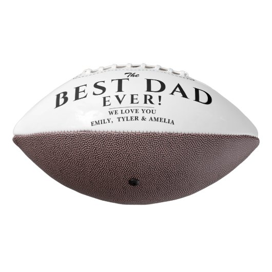 Moderner Bester Vater Vater 3 Foto Collage Footbal Football (Gedreht 270)