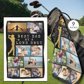Moderner BESTER VATER VON LONG SHOT 9 Fotomaterial Golfhandtuch