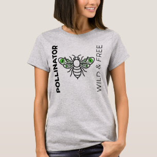Moderner Bienenbestäuber   Wilde und freie Biene T-Shirt