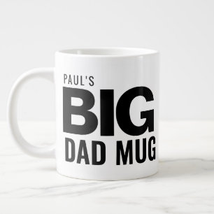 Moderner Big Vater Tasse Vatertag Individuelle Nam