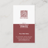 Moderner Bildfriseur 10% Ermäßigung! Rabattkarte (Rückseite)