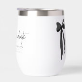 Moderner Black Bow Coquette Graduate Abschluss (Rechts)