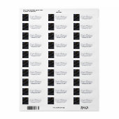 Moderner Black & Gold Agate Stone Abstrakt (Vorne)