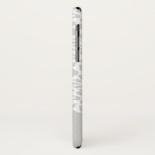 Moderner blasser grauer und weißer Case-Mate iPhone hülle (Hinten/Links)