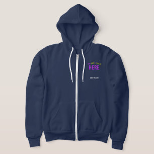 MODERNER BLAU MIT STYLISTISCHER MARKENBEZEICHNUNG HOODIE