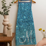 Moderner blauer Glitzer Glitzern Personalisiert Na Schürze<br><div class="desc">Mit der Einführung unserer Personalisierten Namenskollektion "Modern Blue Glitzer Glitzern", exklusiv auf Zazzle erhältlich! Diese beeindruckende Produktlinie ist ideal, um Ihren Alltag um eine Touch von Glamour und Anpassung zu bereichern. Genießen Sie die moderne und glamouröse Atmosphäre unserer Personalisiert-Name-Kollektion der Glitzern des modernen blauen Glitzer, die exklusiv auf Zazzle erhältlich...</div>