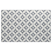 Moderner blauer Karo in Grau und Beige Stoff (Fat Quarter (45,7 x 55,9 cm))